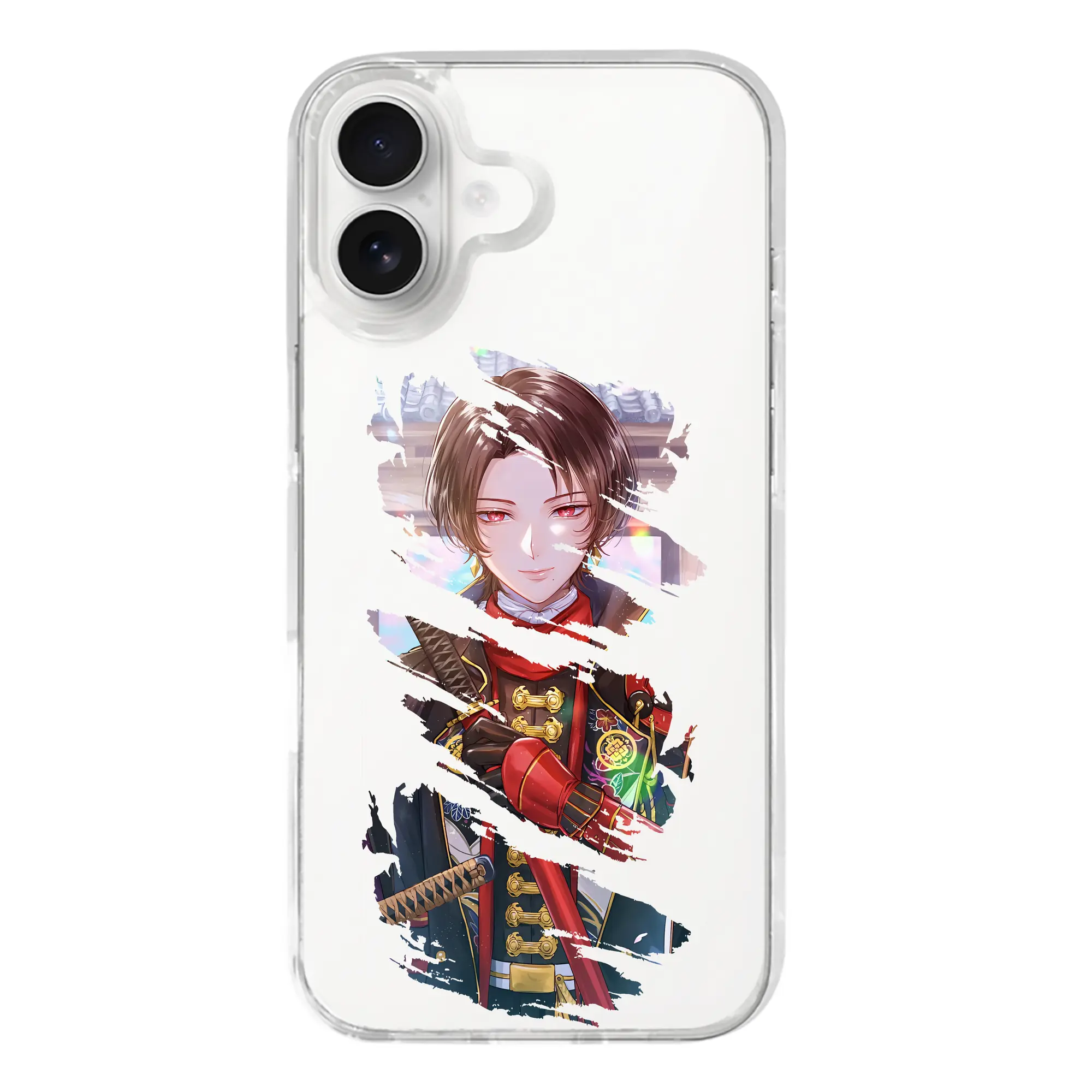 刀剣乱舞 グッズ,加州清光 - iPhone 17シリーズ 透明スマホケース – 薄型・耐衝撃・精密フィット保護カバー